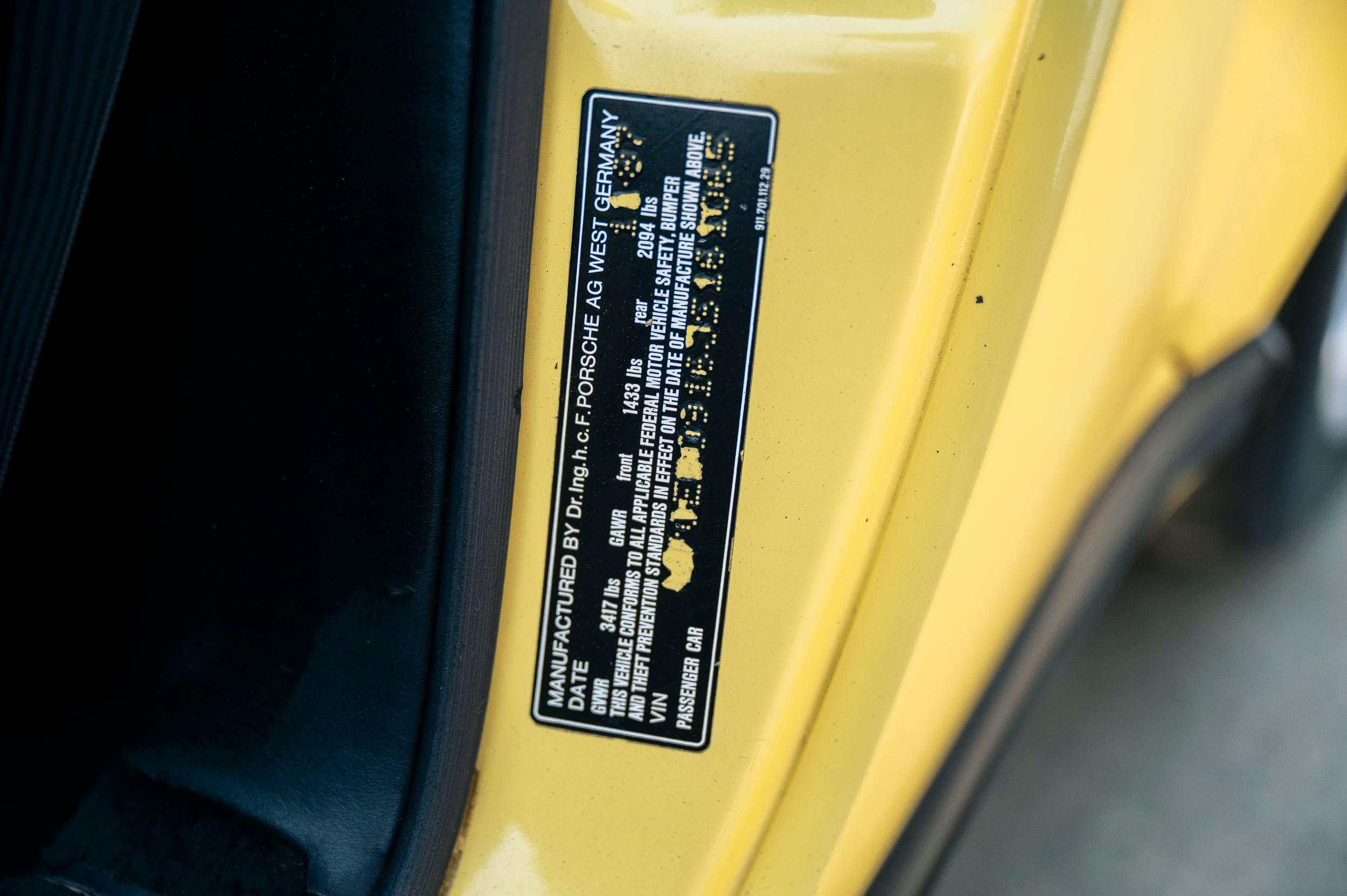 1988 Porsche 911 Targa
